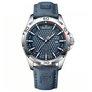 NAVIFORCE Men Quartz Watch Sports Shockproof Waterproof Leather Male watch