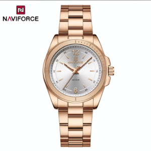 NAVIFORCE Silicone Women's Quartz Watches Elegant Waterproof  Fashion Watch