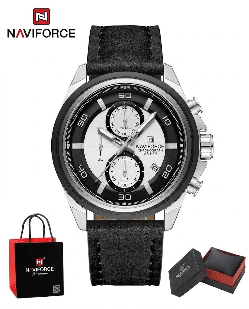 NAVIFORCE Men’s Watch – Bold Sport Edition
