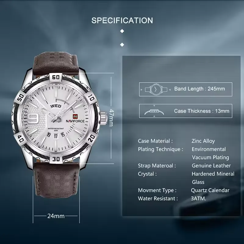 NAVIFORCE Men's Watch - Elite Edition - Image 8