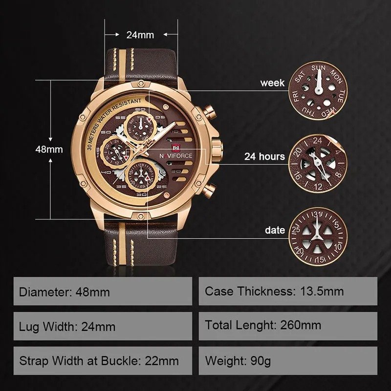 NAVIFORCE Men's Watch – Bold Modern Edition - Image 8