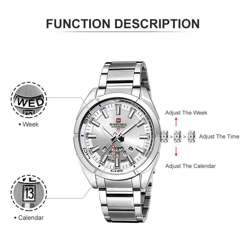 NAVIFORCE Men's Watch – Corporate Elite Edition - Image 6