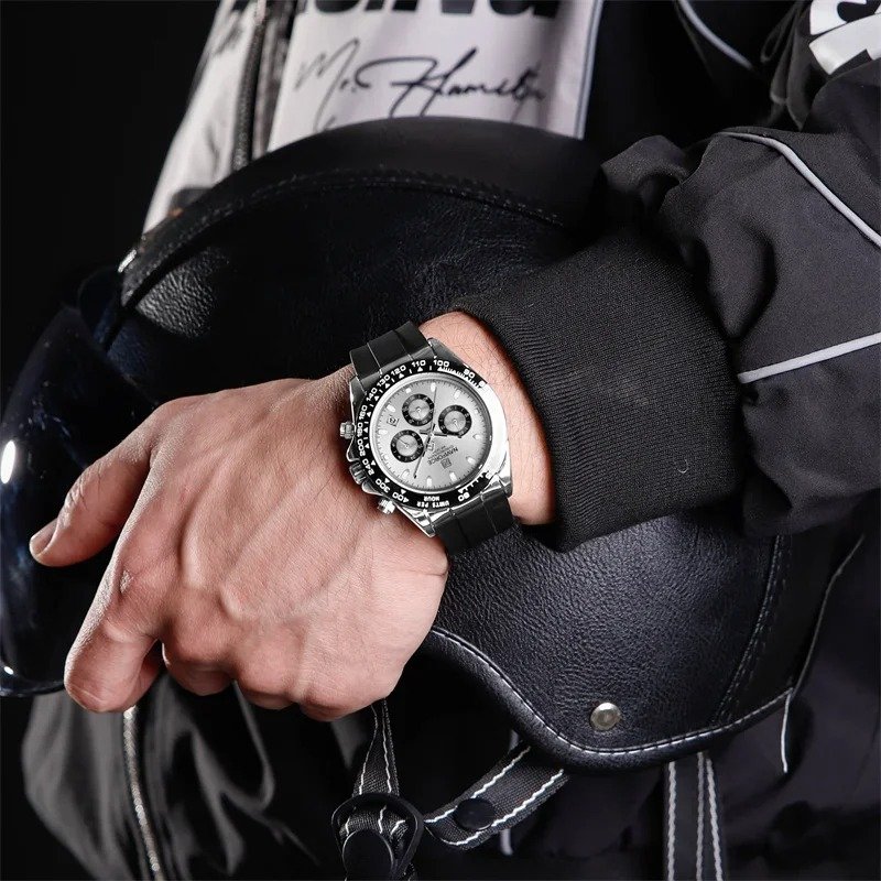 NAVIFORCE Premium Men's Chronograph Watch - Sporty Tachymeter Bezel & Date Display - Image 11